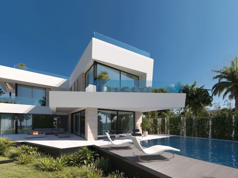 ¡Villas a estrenar en la parte baja de Calahonda - camine a todas partes!