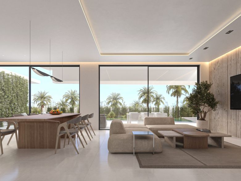 ¡Villas a estrenar en la parte baja de Calahonda - camine a todas partes!