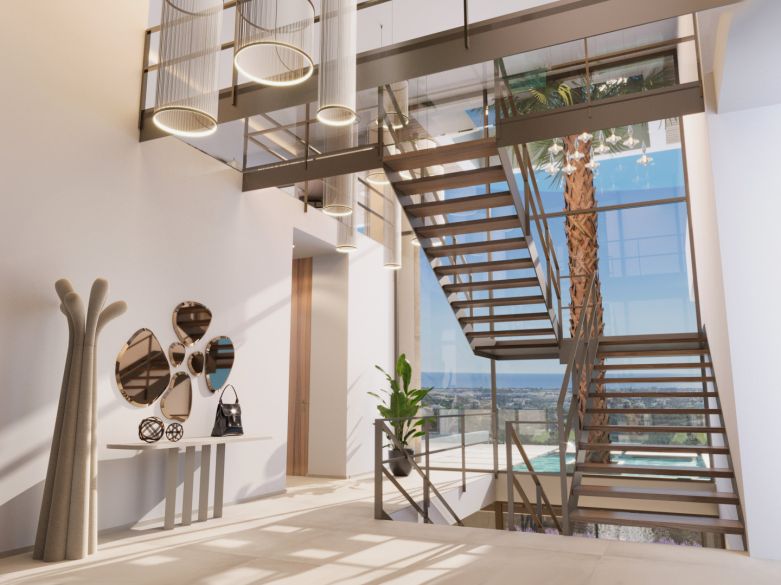 Impresionante villa moderna con vistas panorámicas en El Madroñal