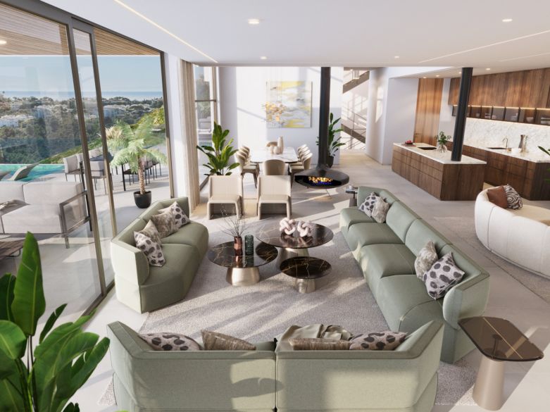 Impresionante villa moderna con vistas panorámicas en El Madroñal