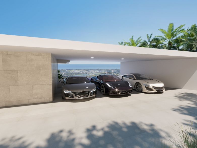 Impresionante villa moderna con vistas panorámicas en El Madroñal