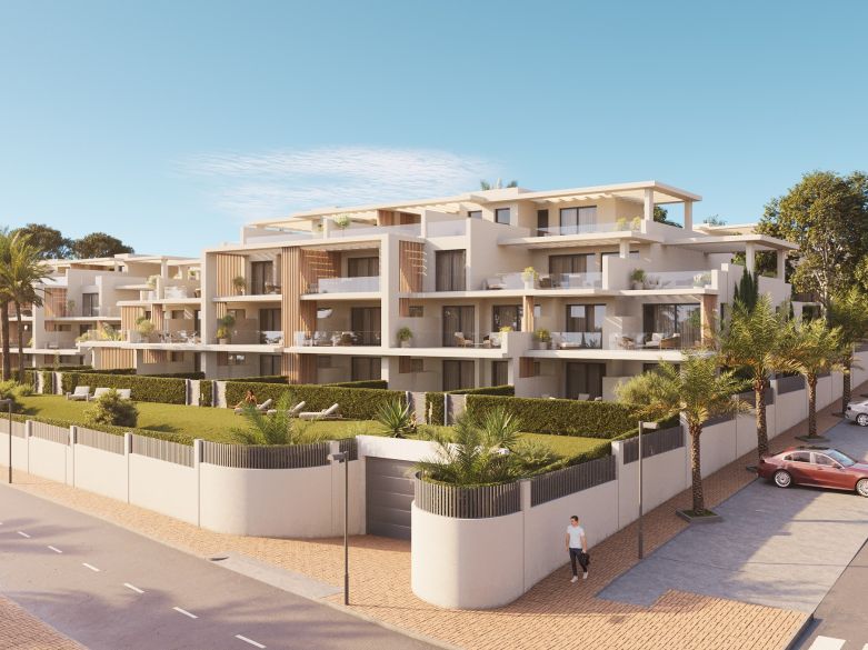 Exclusivos apartamentos con vistas al mar en la prestigiosa Nueva Milla de Oro de Estepona