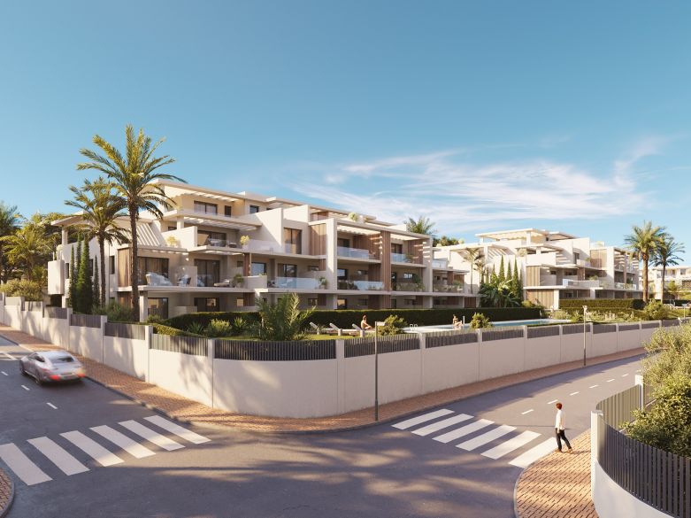 Exclusivos apartamentos con vistas al mar en la prestigiosa Nueva Milla de Oro de Estepona