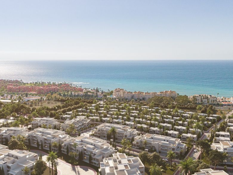 Exclusivos apartamentos con vistas al mar en la prestigiosa Nueva Milla de Oro de Estepona