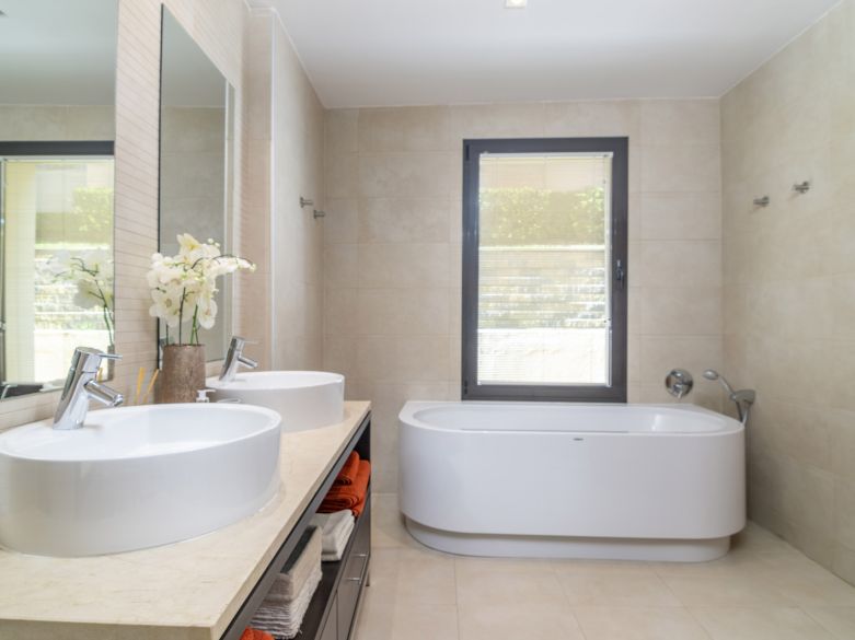 Stylish and modern, two bedroom apartment in the exclusive Samara Resort in Marbella with stunning panoramic sea views