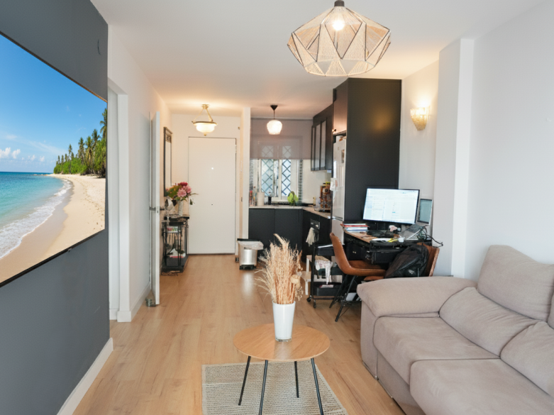 Bright south facing, recently renovated two bedroom apartment located in Artola Baja, Marbella