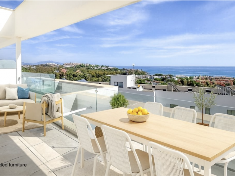 Stylish Penthouse Near Estepona with Open Views and Excellent Amenities