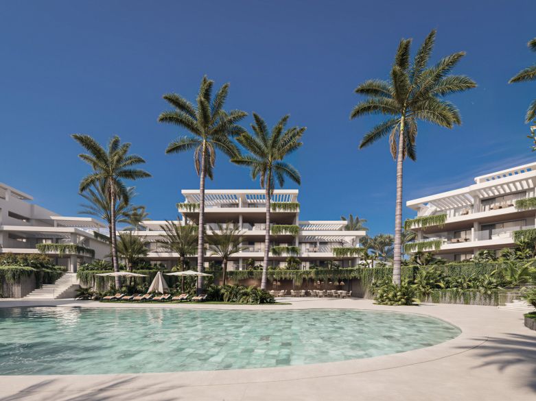 Współczesne rezydencje przy plaży zaledwie 100 metrów od morza