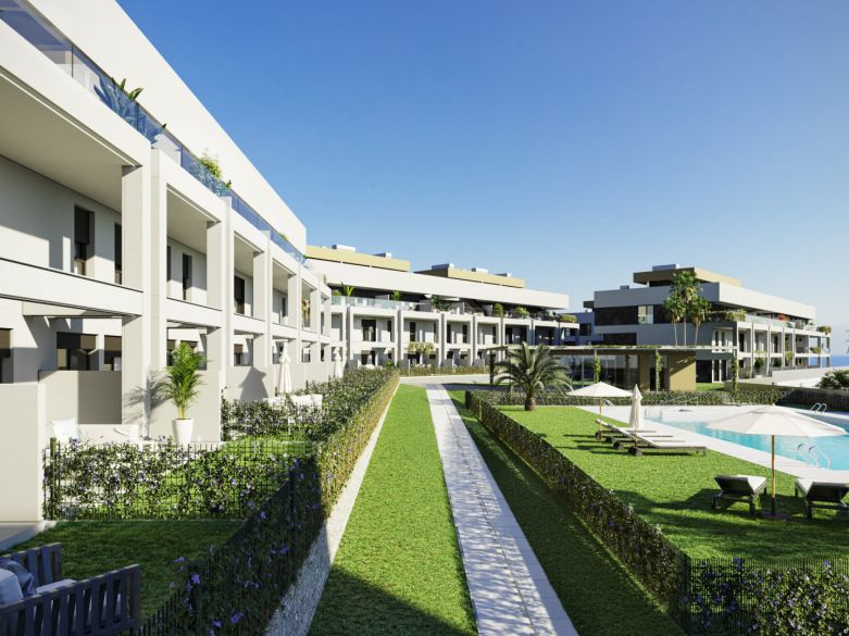 Symphony Suites, modern and elegant groundfloors and penthouses with sea views in the New Golden Mile