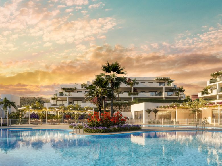 Amaranta Living Casares Golf, vida relajada y golf en exclusivos apartamentos y áticos.