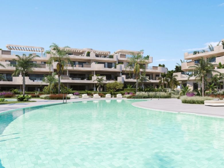 Idyllic, vida de comfort en modernos apartamentos en Estepona Golf