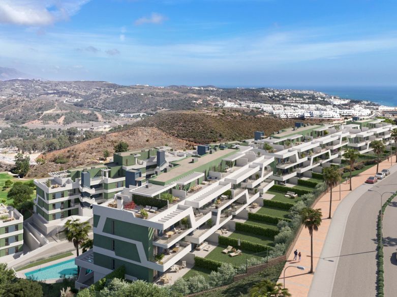 Bahía, residencias de lujo integradas en la naturaleza junto al golf en Mijas