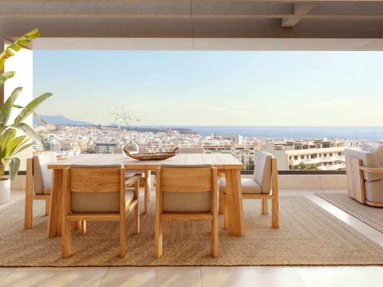 Las Mesas Infinity Homes, excepcionales vistas al mar en apartamentos y áticos en Estepona.