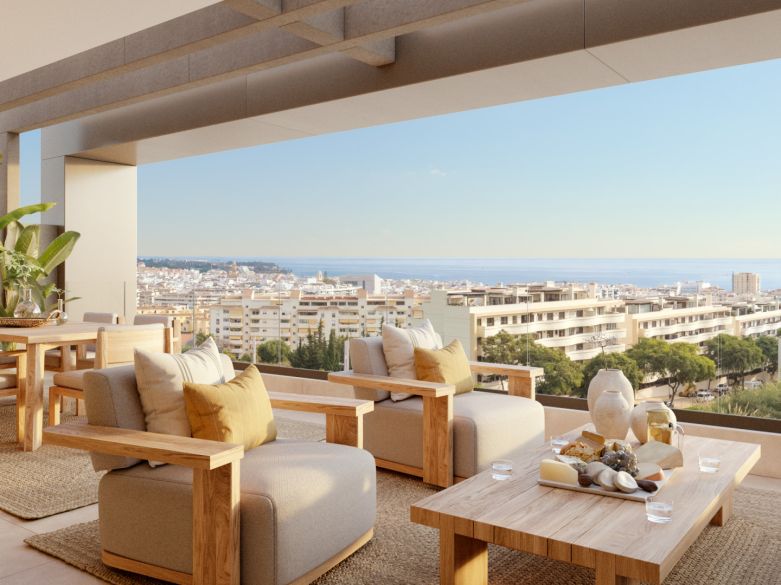 Las Mesas Infinity Homes, excepcionales vistas al mar en apartamentos y áticos en Estepona.