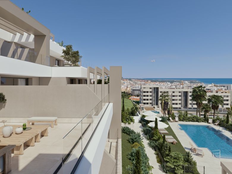 Las Mesas Infinity Homes, excepcionales vistas al mar en apartamentos y áticos en Estepona.