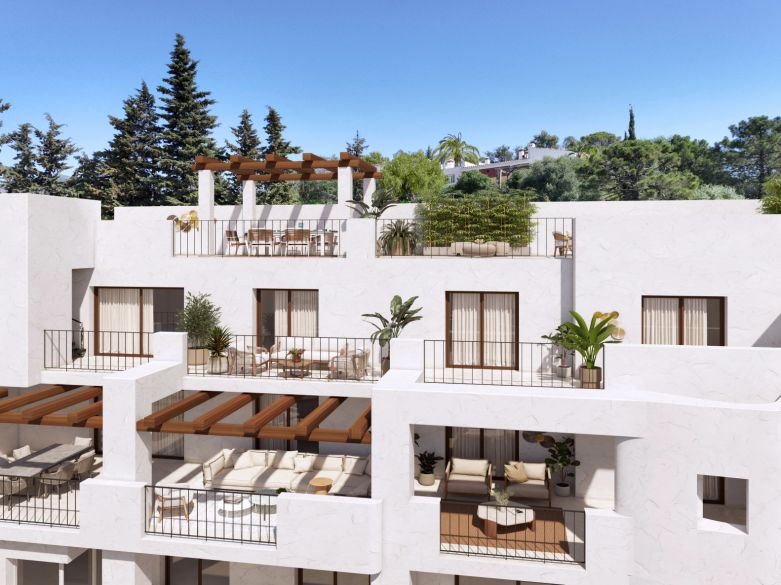 Fuente Lirios, apartamentos y áticos en el centro de Benahavís