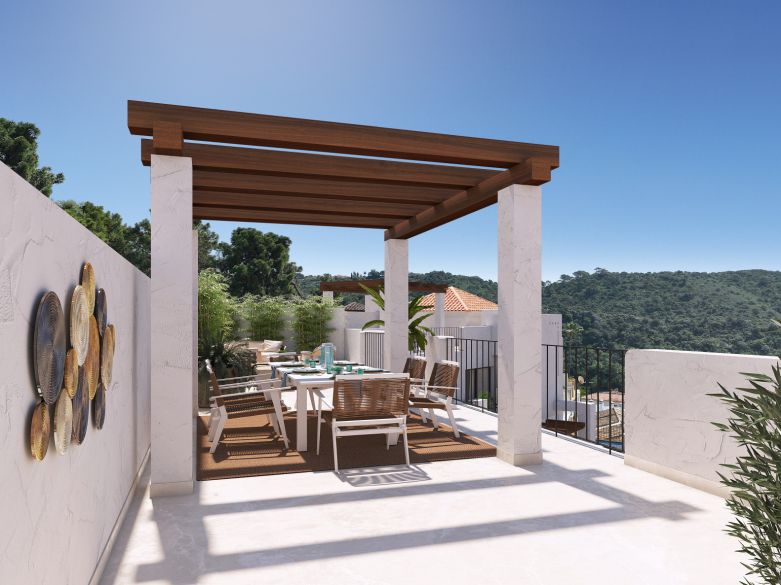 Fuente Lirios, apartamentos y áticos en el centro de Benahavís