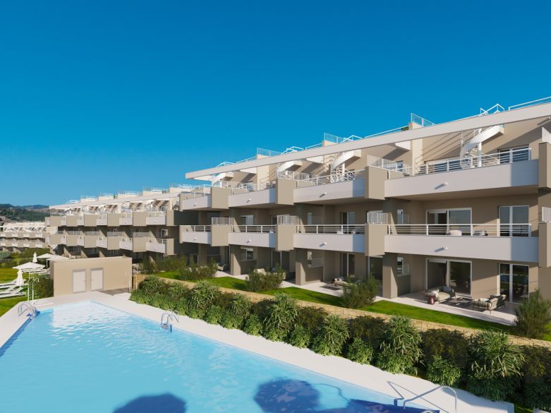 Sunny Golf, appartements et penthouses modernes en première ligne de golf à Estepona.