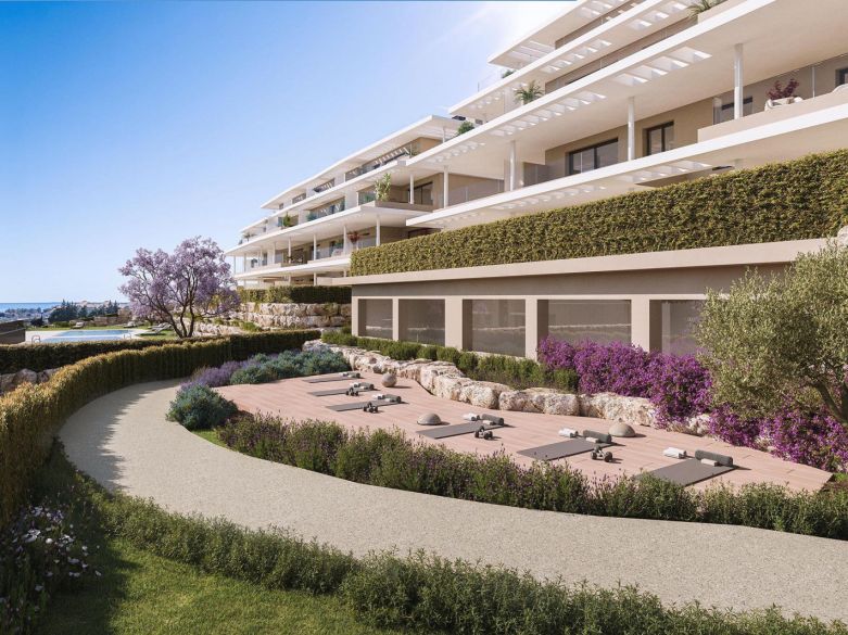 Capri, eleganta lägenheter och takvåningar med utsikt över Medelhavet i Estepona