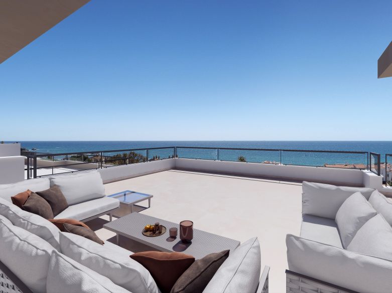 Solemar, appartements contemporains avec vue imprenable sur la mer à Casares Beach.